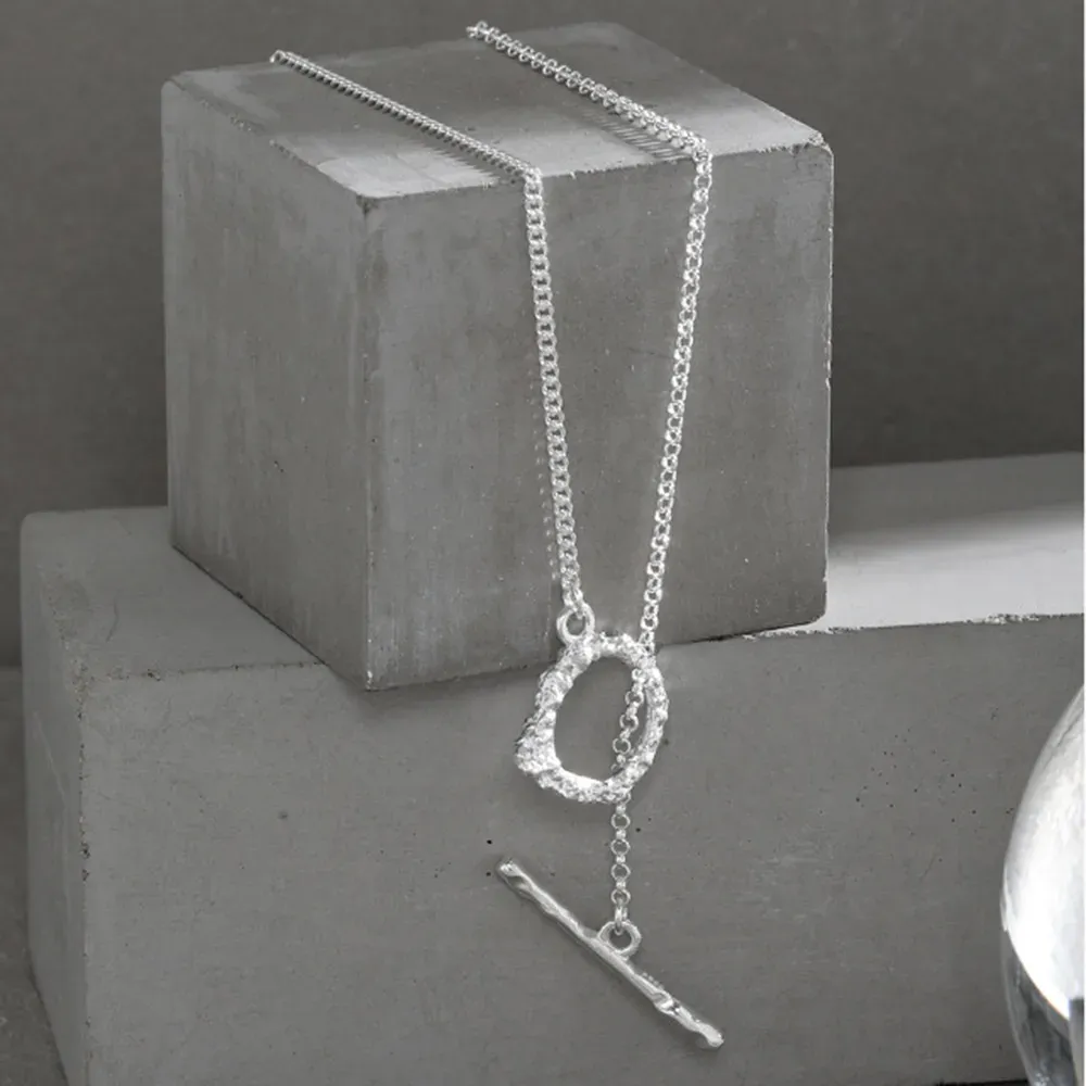 ANDYWEN 925 сребърно чокър колие с кръгъл циркон и удължител