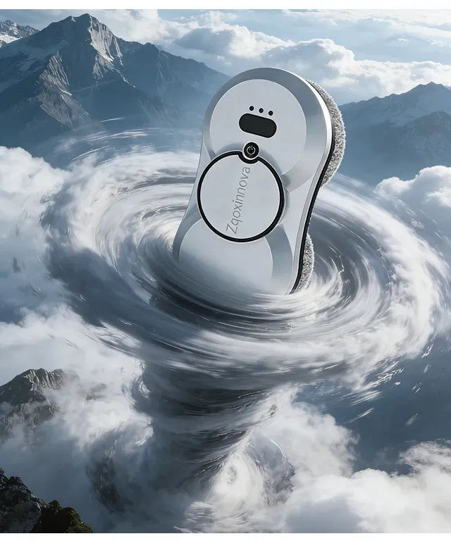 Умен робот за миене на прозорци със спрей и резервоар