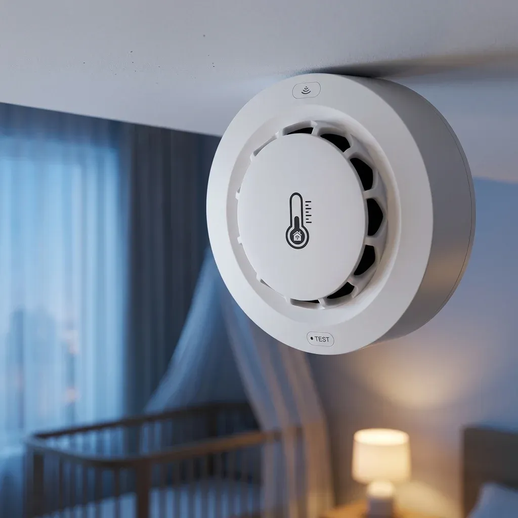 סמארט датчик за дим на таван