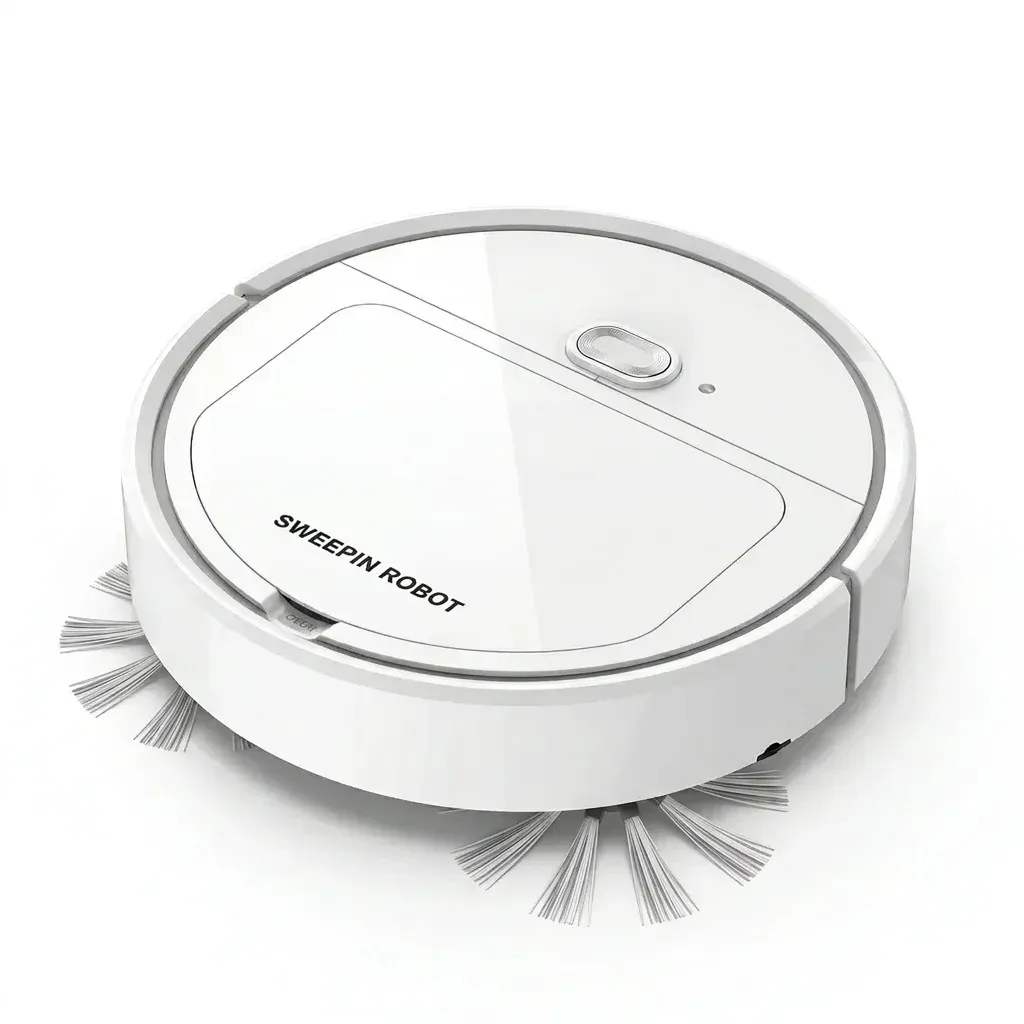 Компактен 3-в-1 робот прахосмукачка