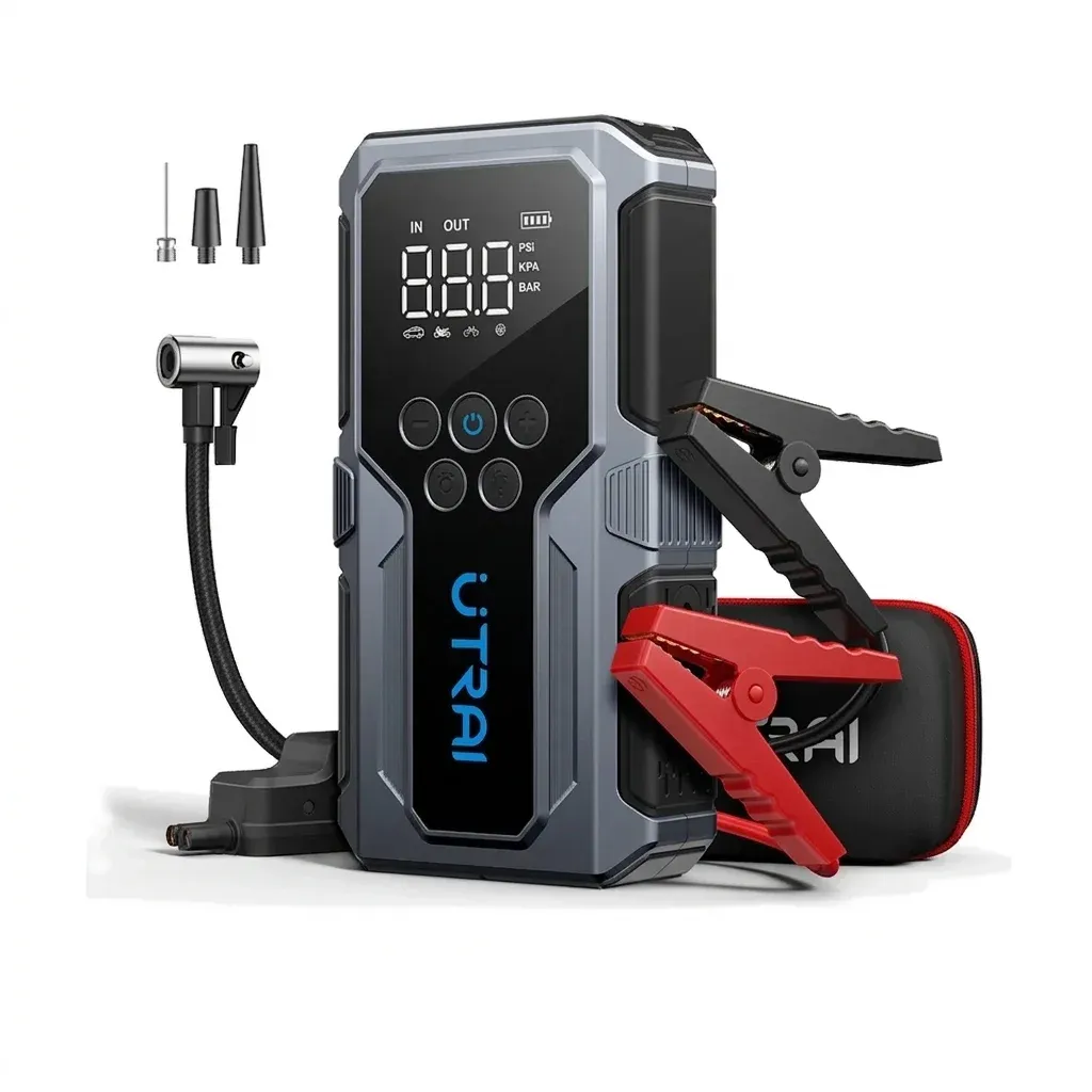 Портативен стартер и компресор UTRAI 1500A