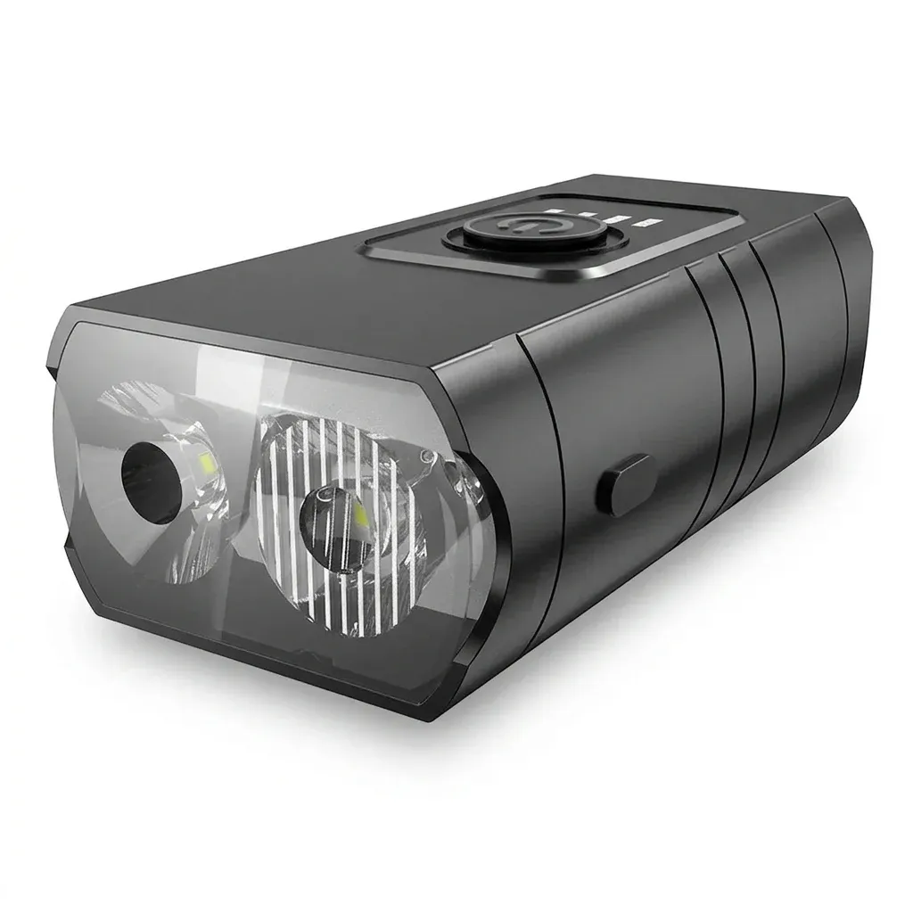 X-TIGER USB велофар с черен корпус