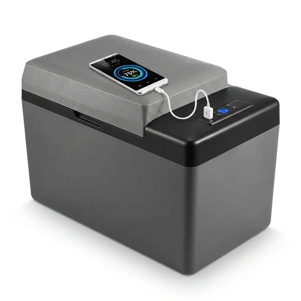 Портативен компресорен хладилник Succebuy с дисплей