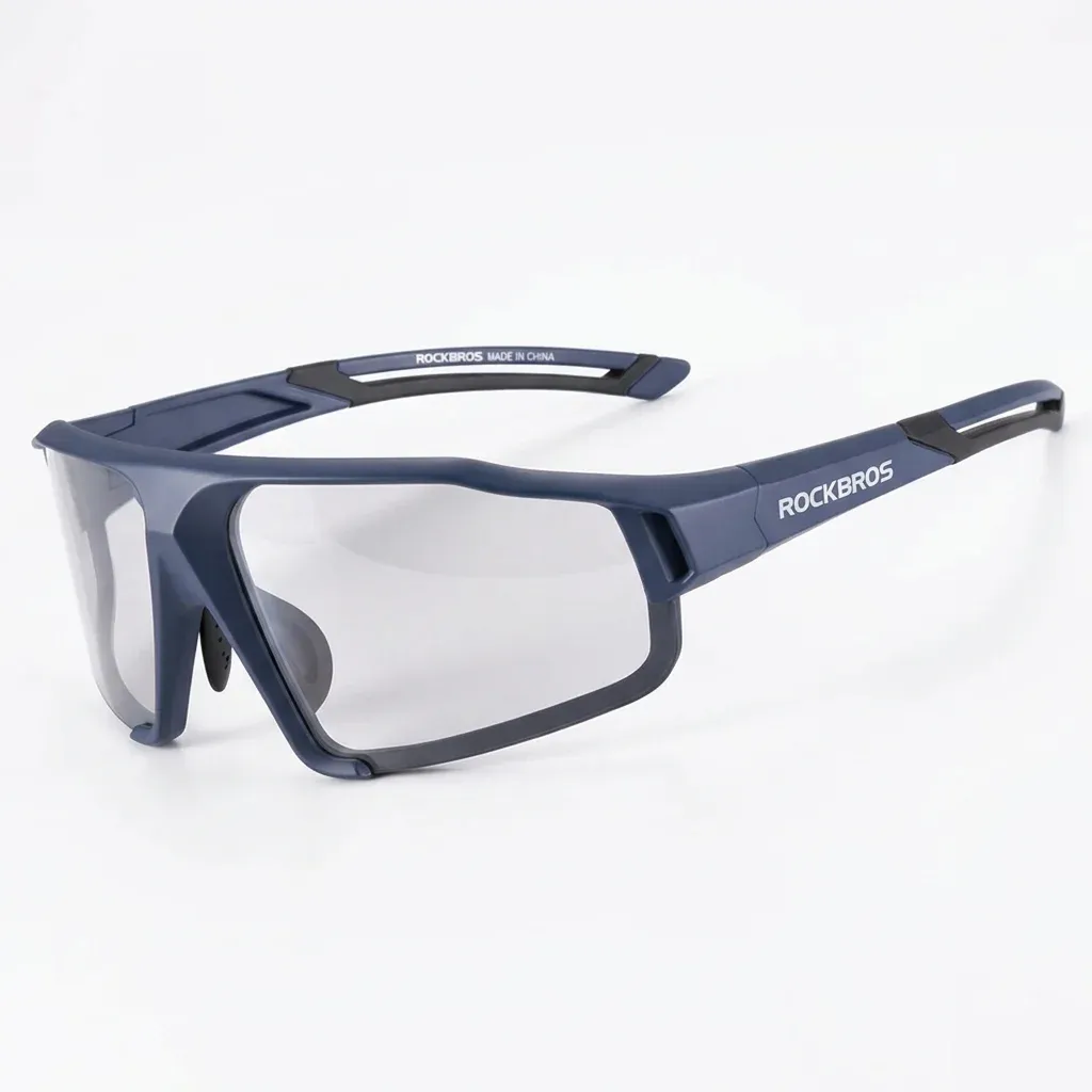 ROCKBROS фотохромни велоочила синя рамка