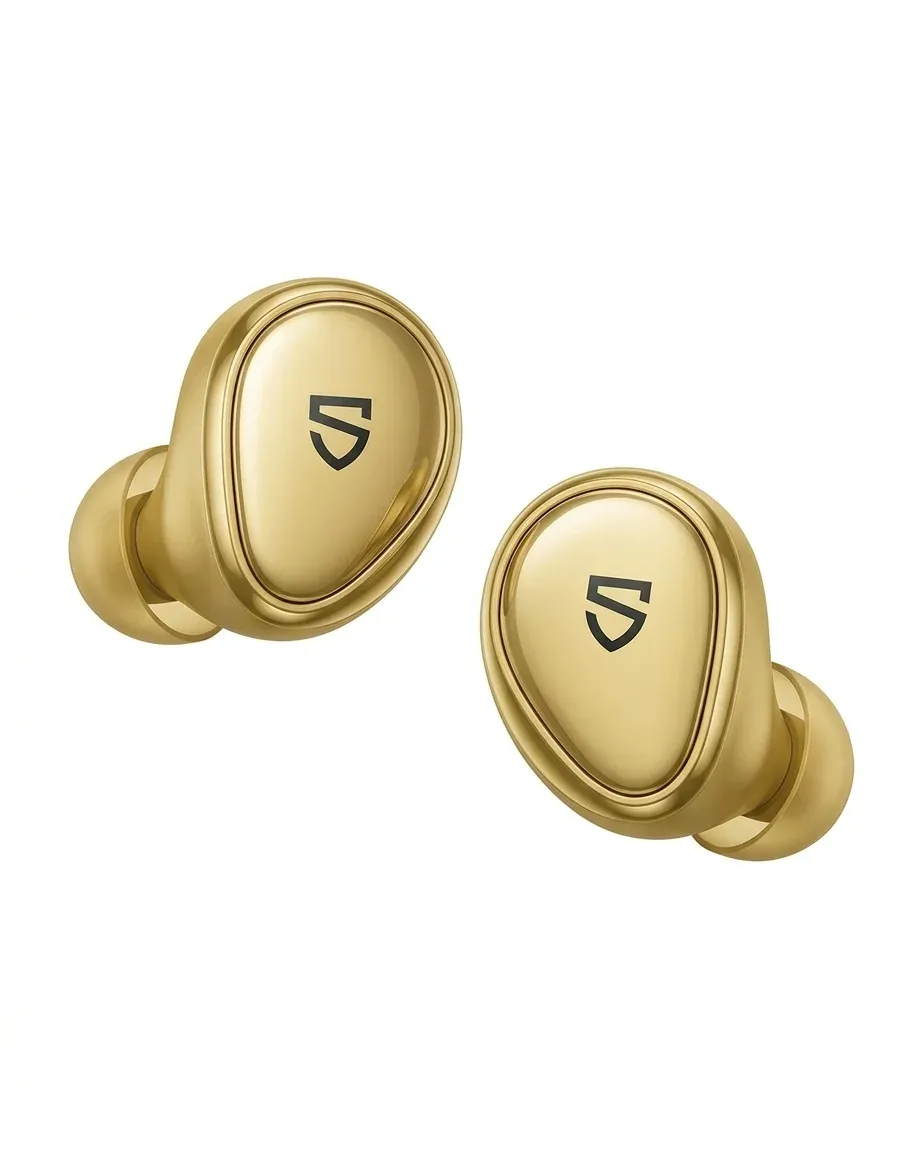 Златни безжични слушалки SoundPEATS H3