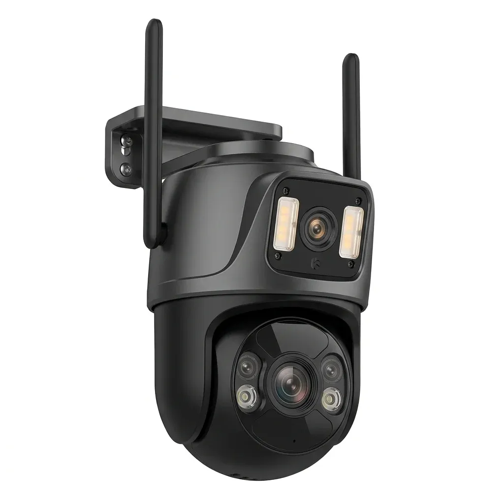 Двулещова Wi‑Fi PTZ камера с 8x приближение