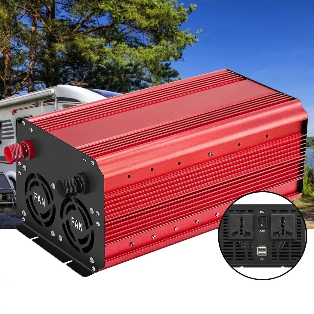 Чисто синусоидален инвертор на бял фон