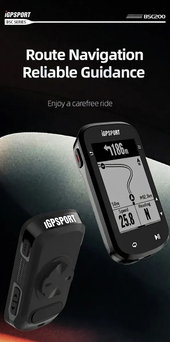 iGPSPORT BSC200 GPS велосипеден компютър