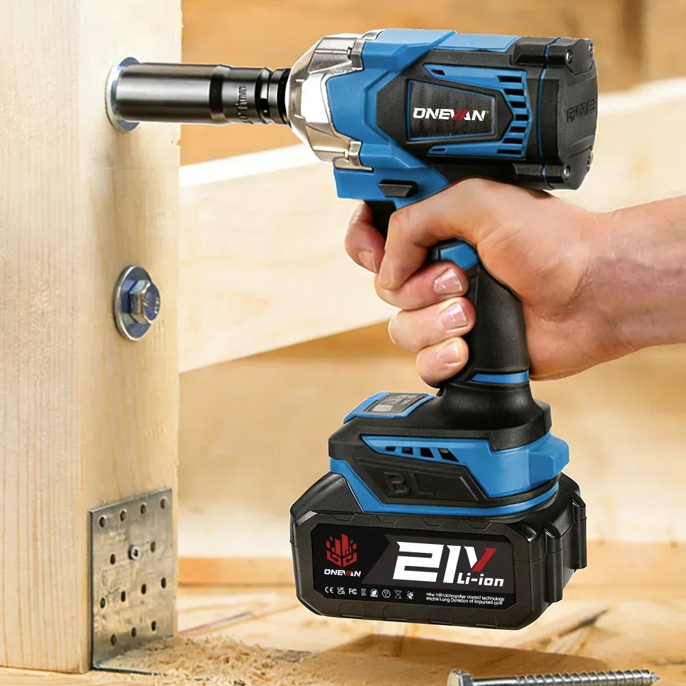 Безчетков акумулаторен ударен гайковерт ONEVAN 1/2
