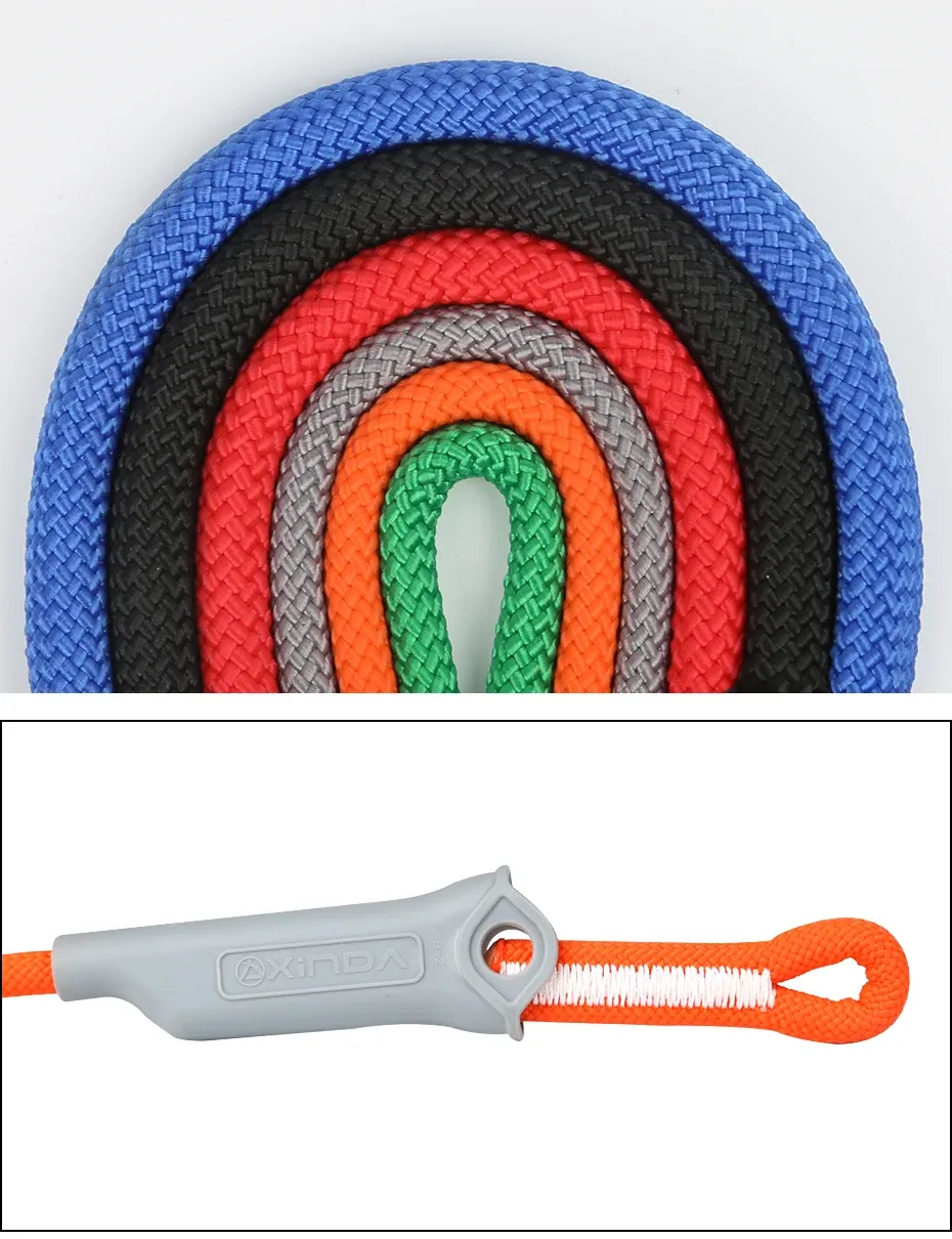 Полиeстерно въже XINDA 10–12 мм за туризъм и осигуряване