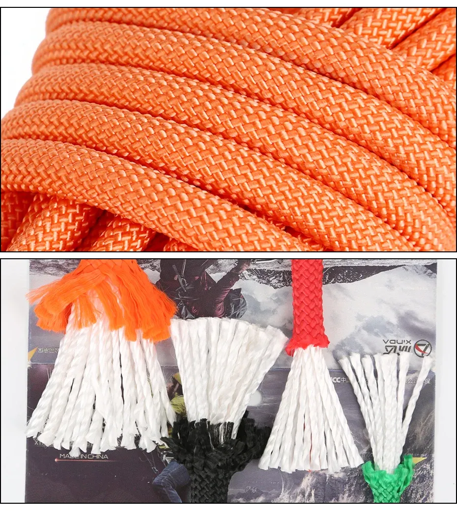 Полиeстерно въже XINDA 10–12 мм за туризъм и осигуряване