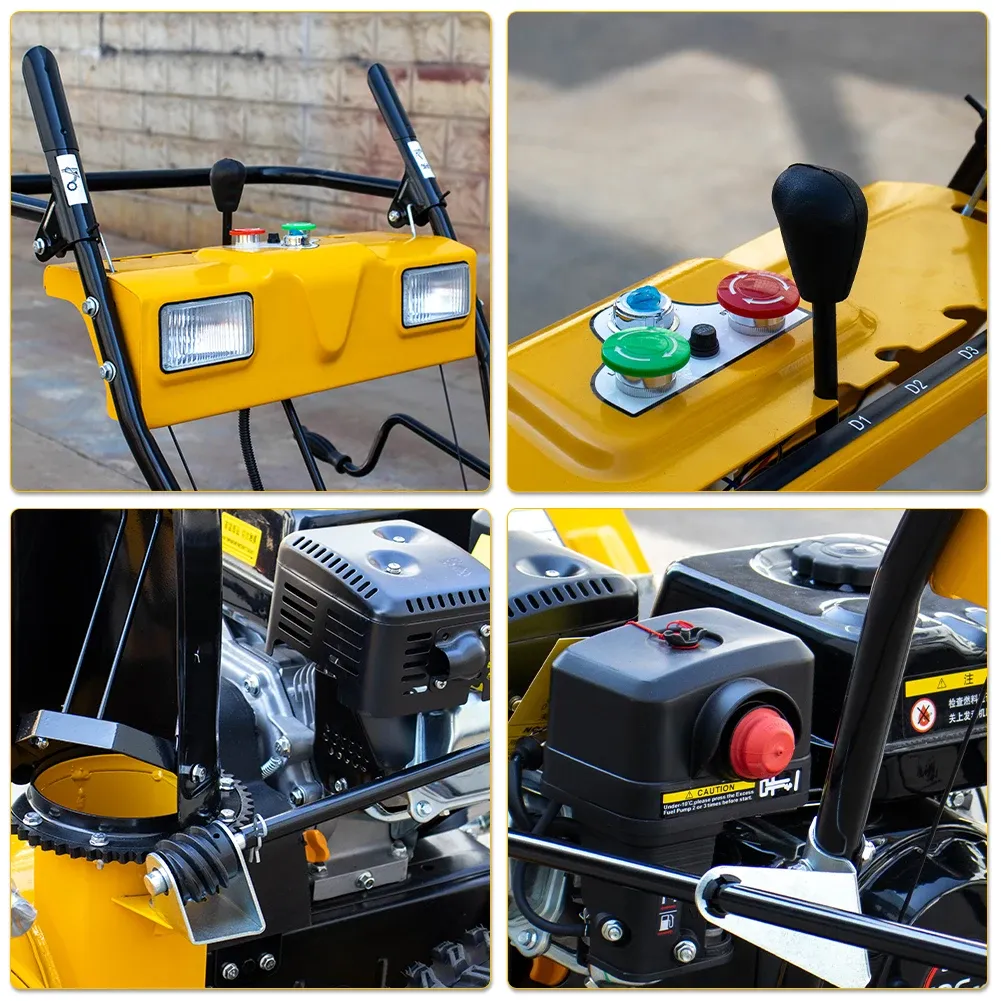 Бензинова снегоринна машина с ръчно стартиране и 62 см работен захват