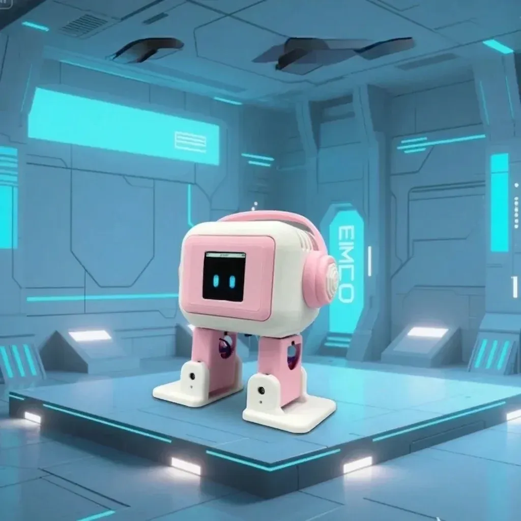 Интерактивен AI робот-компаньон на бюро