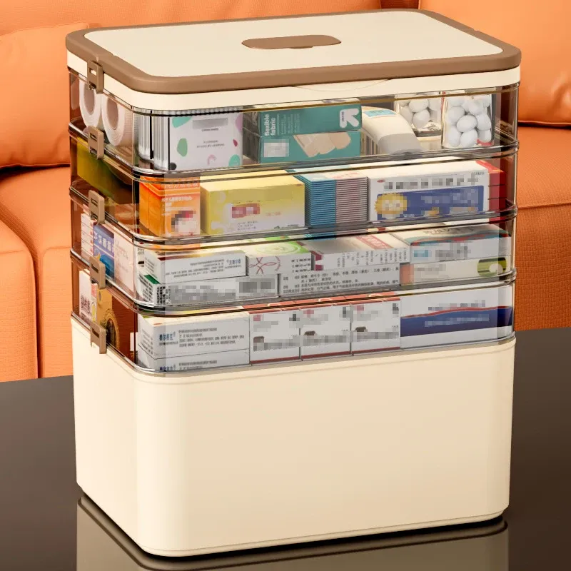 Многофункционална многоетажна кутия за съхранение с дръжка