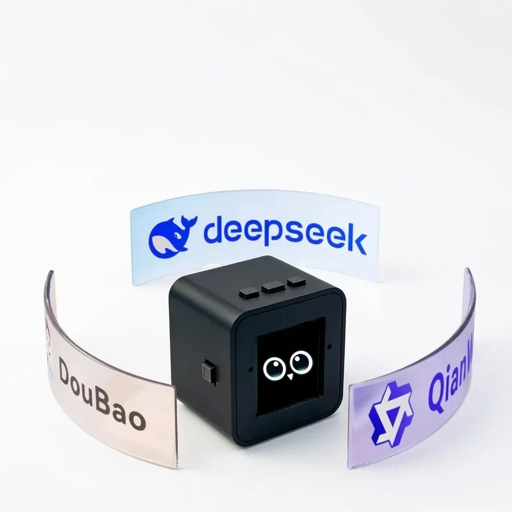 Мини AI настолен робот с дисплей