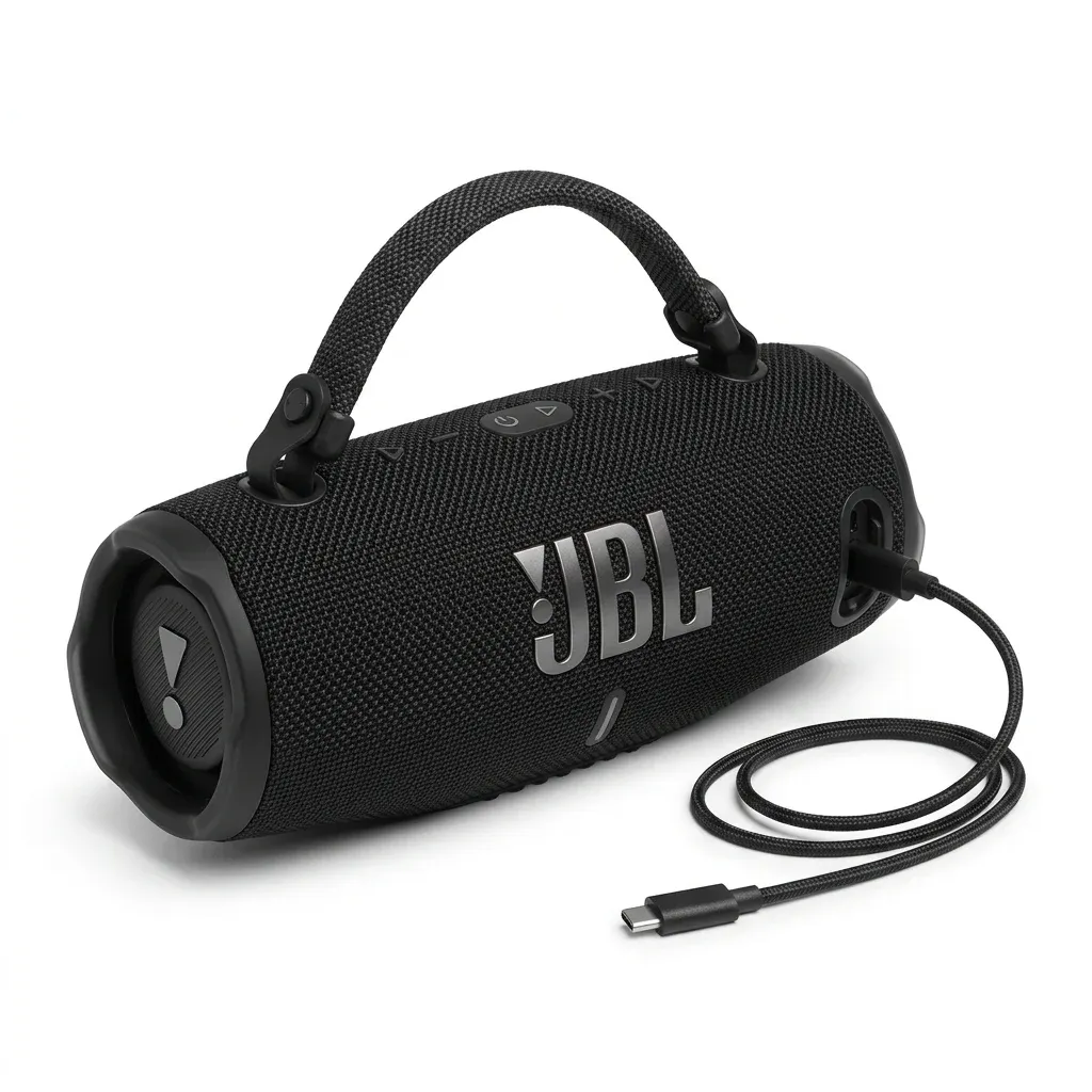 Черна JBL Bluetooth колонка с дръжка