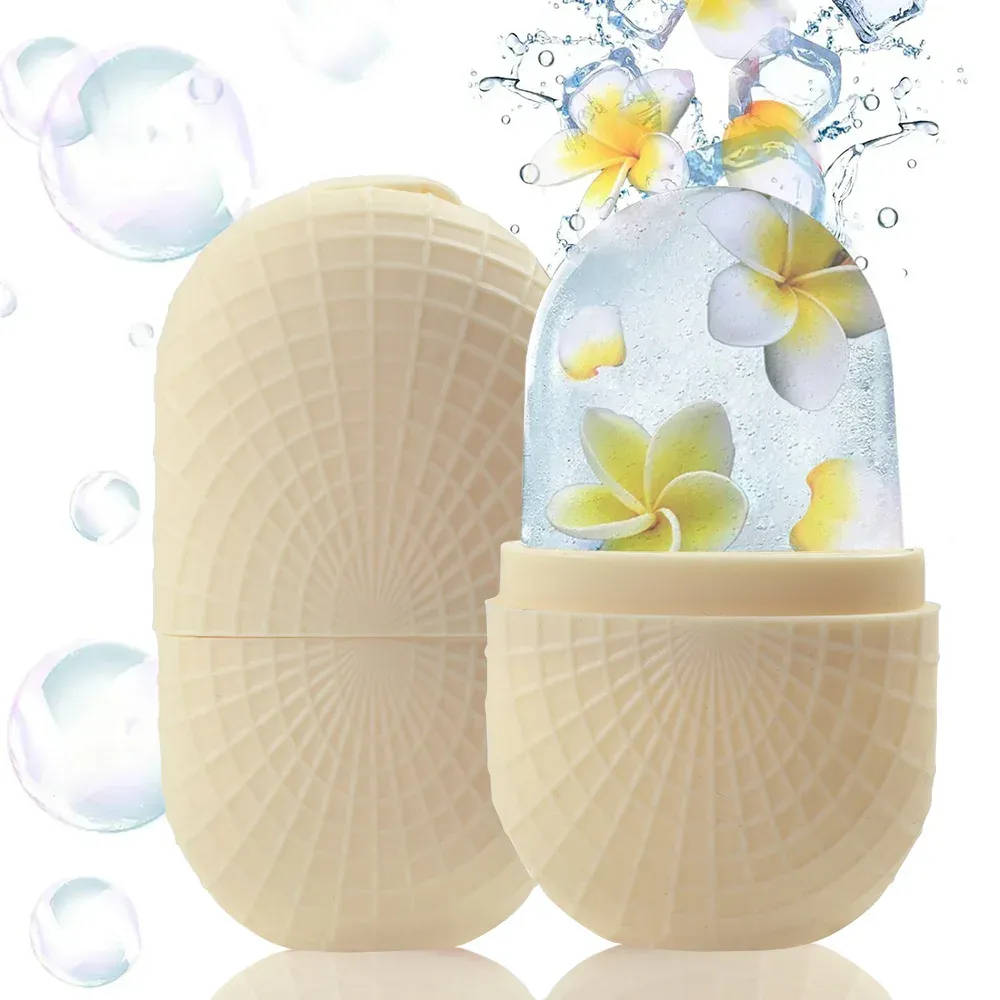 Силиконов лед ролер за лице и очи с форма за кубчета