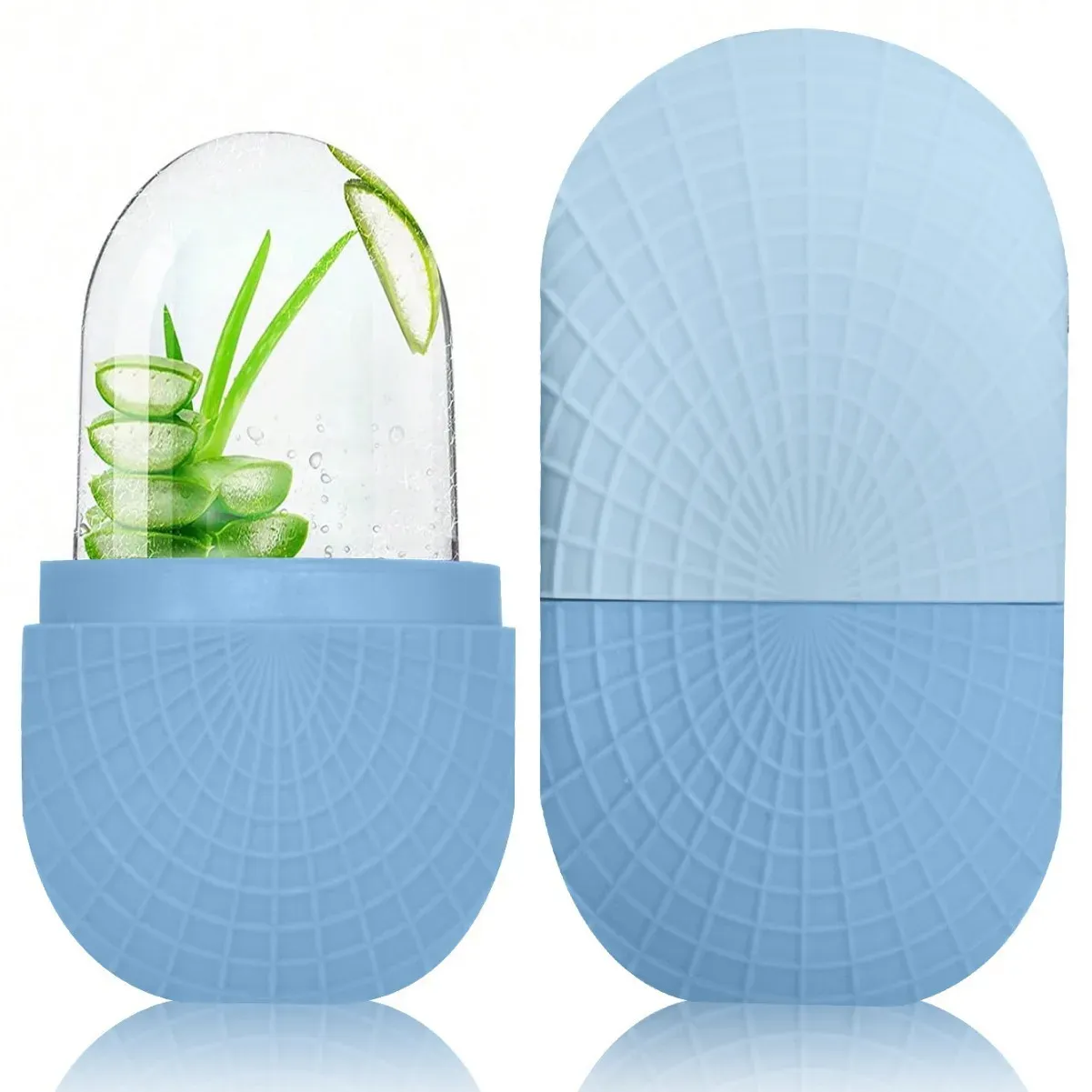 Силиконов лед ролер за лице и очи с форма за кубчета