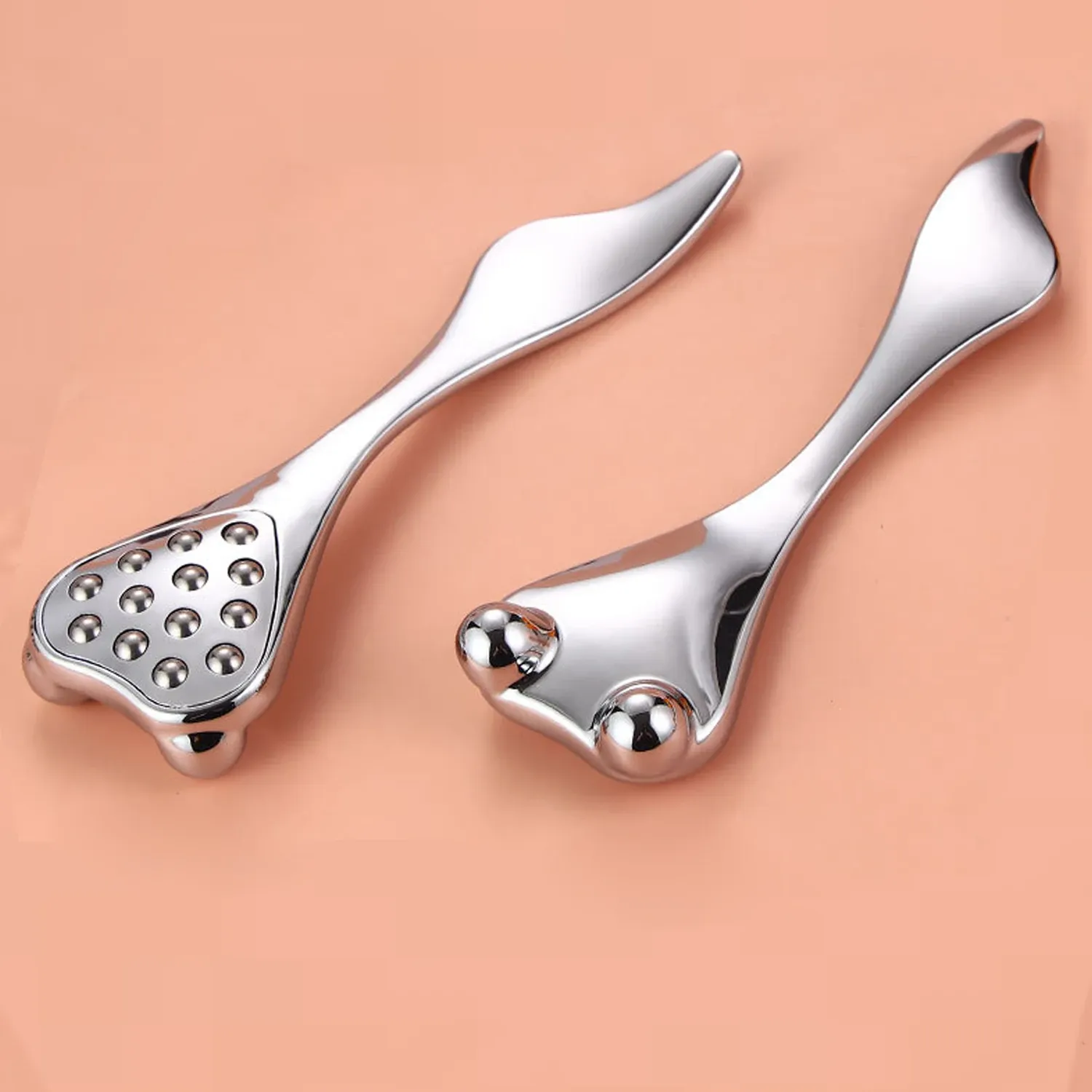 4-в-1 масажен ролер и гуаша инструмент за лице