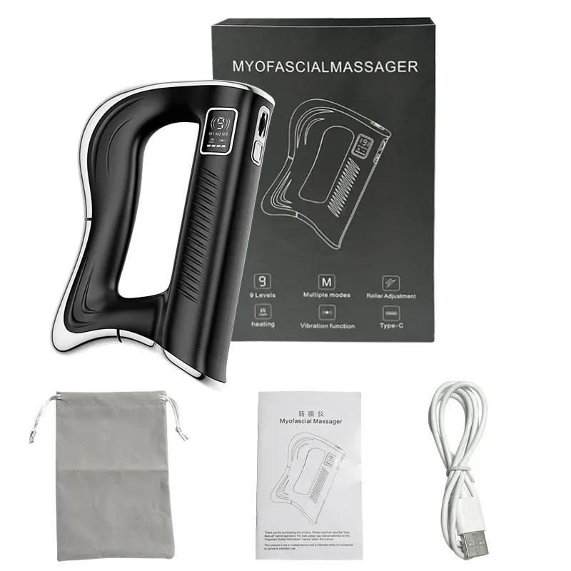 Електрически фасциален скрепер с микроток и вибрация KWD