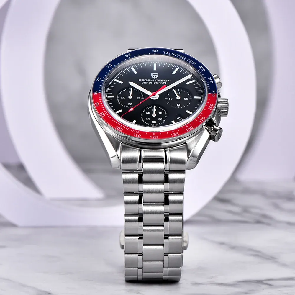 PAGANI DESIGN спортен кварцов хронограф с сапфир и 10 Bar