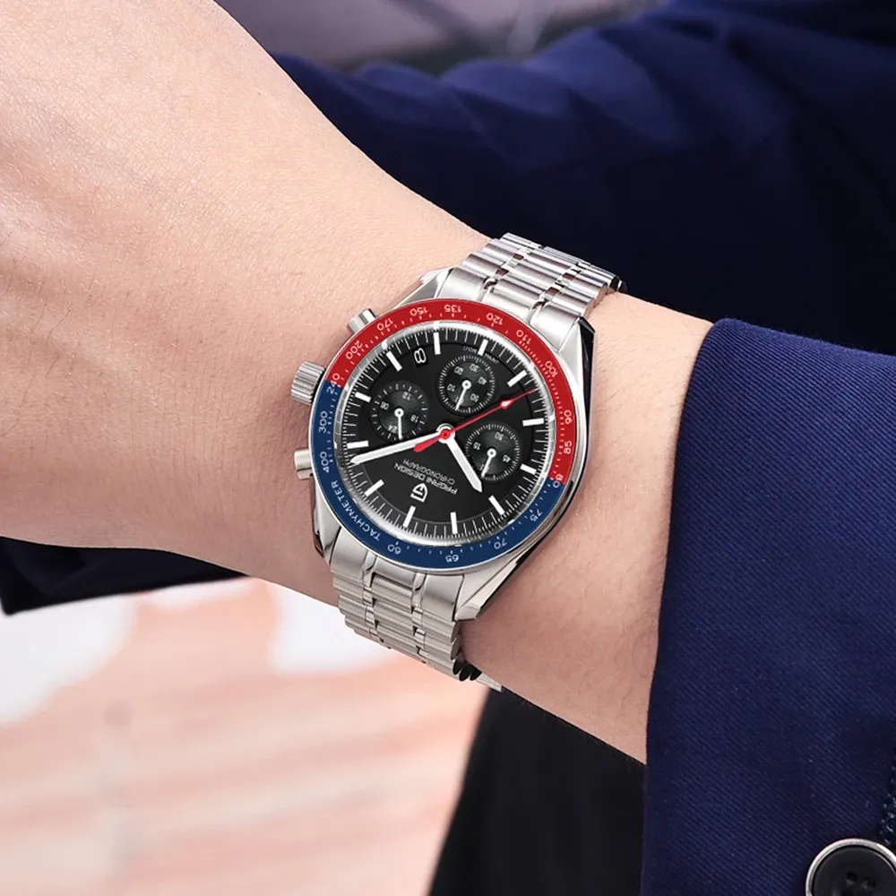 PAGANI DESIGN спортен кварцов хронограф с сапфир и 10 Bar