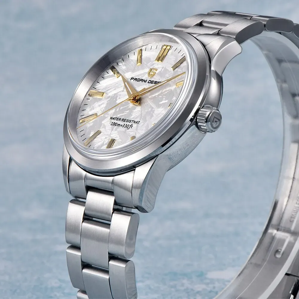 Мъжки кварцов часовник PAGANI DESIGN PD1734 40 мм със сапфир и 100 м водоустойчивост