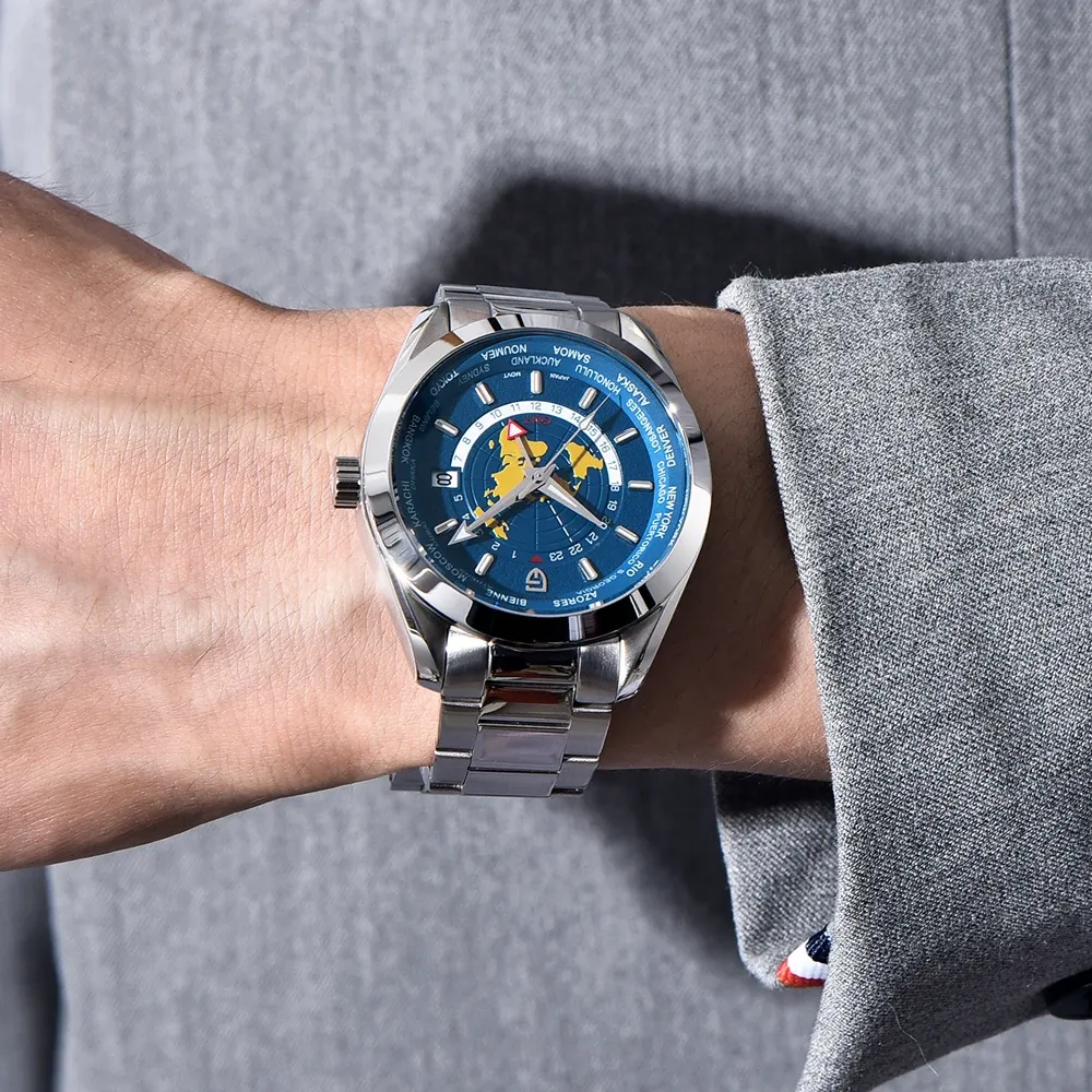 PAGANI DESIGN PD1788 механичен часовник с GMT и сапфирено стъкло