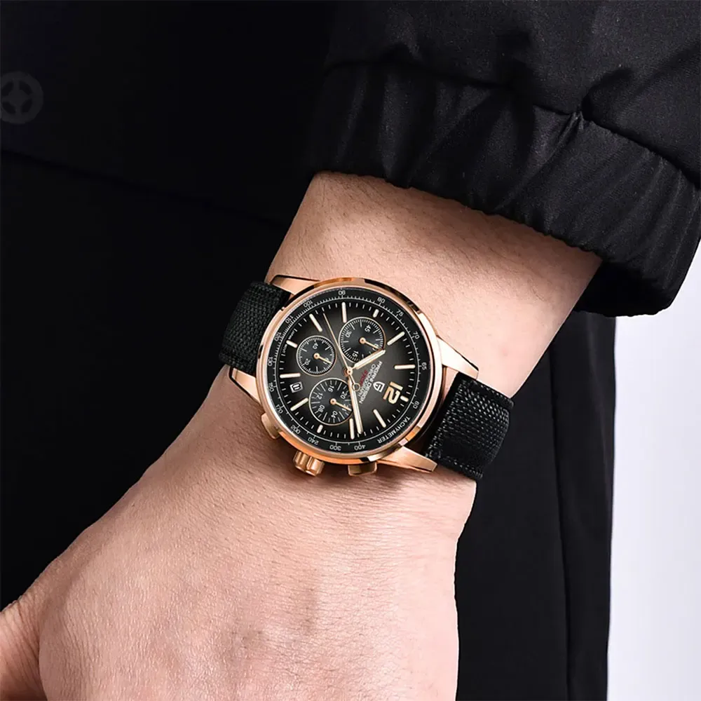 PAGANI DESIGN кварцов хронограф 41 мм със сапфирено стъкло