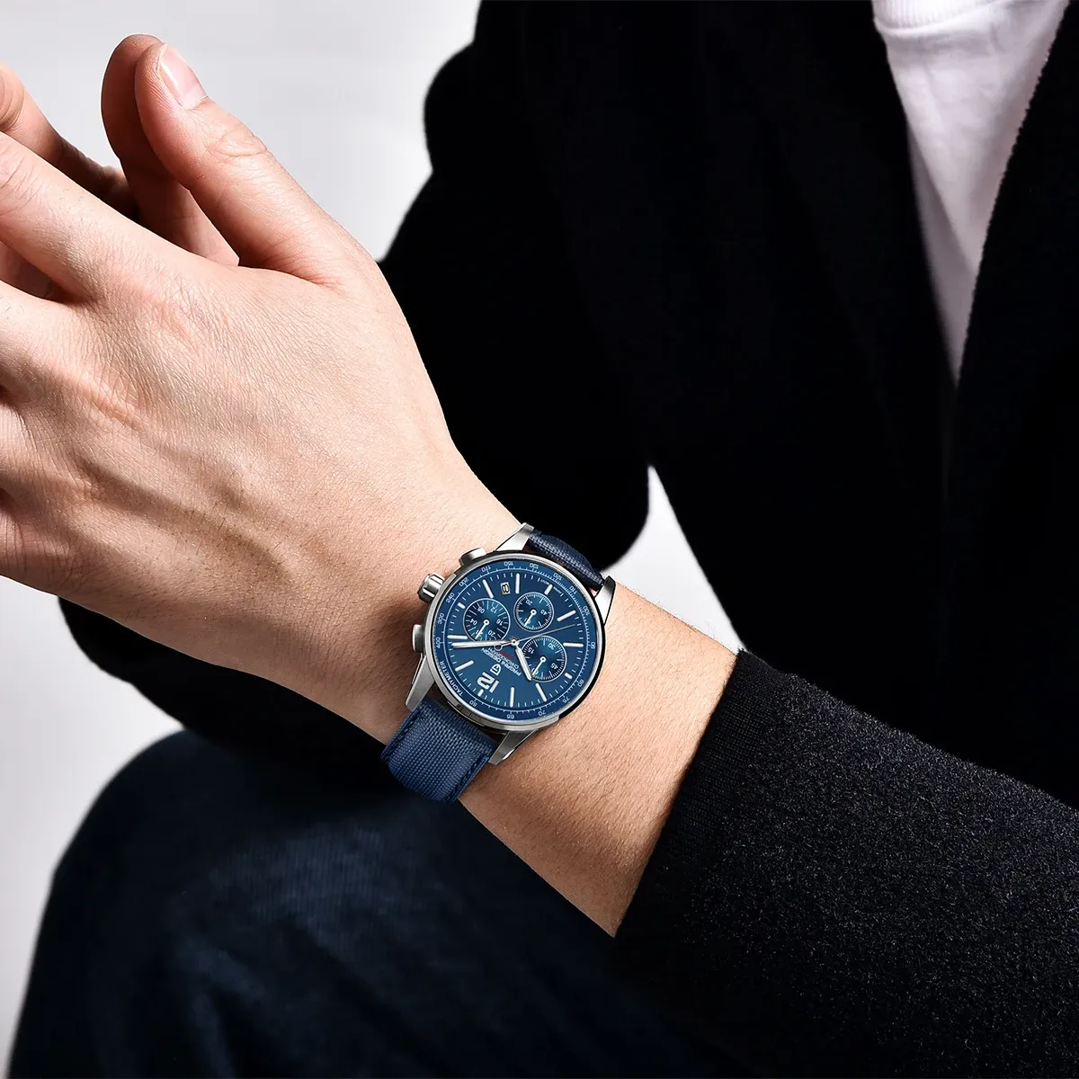 PAGANI DESIGN кварцов хронограф със сапфирено стъкло и дайвър визия