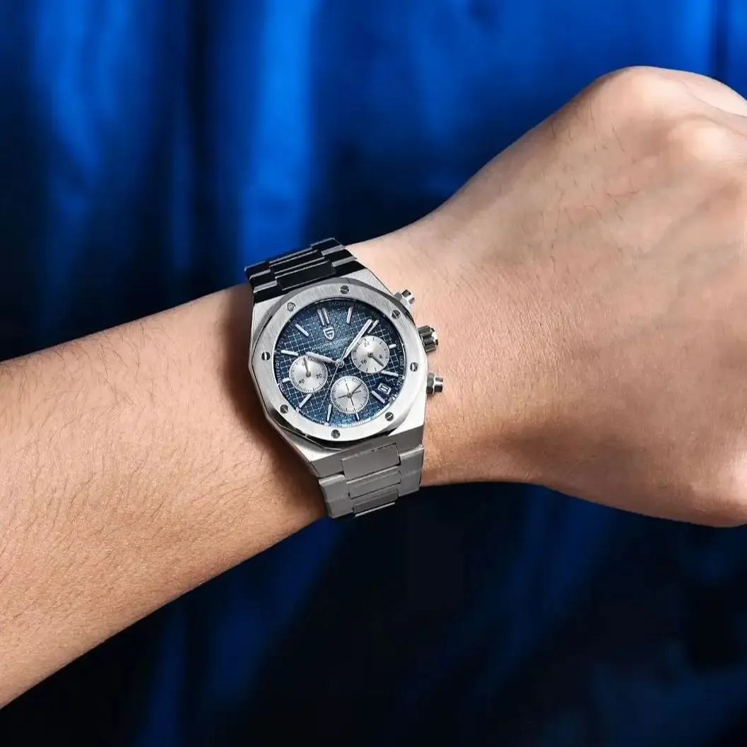 Мъжки кварцов хронограф AP VK63 със сапфир и 20 Bar