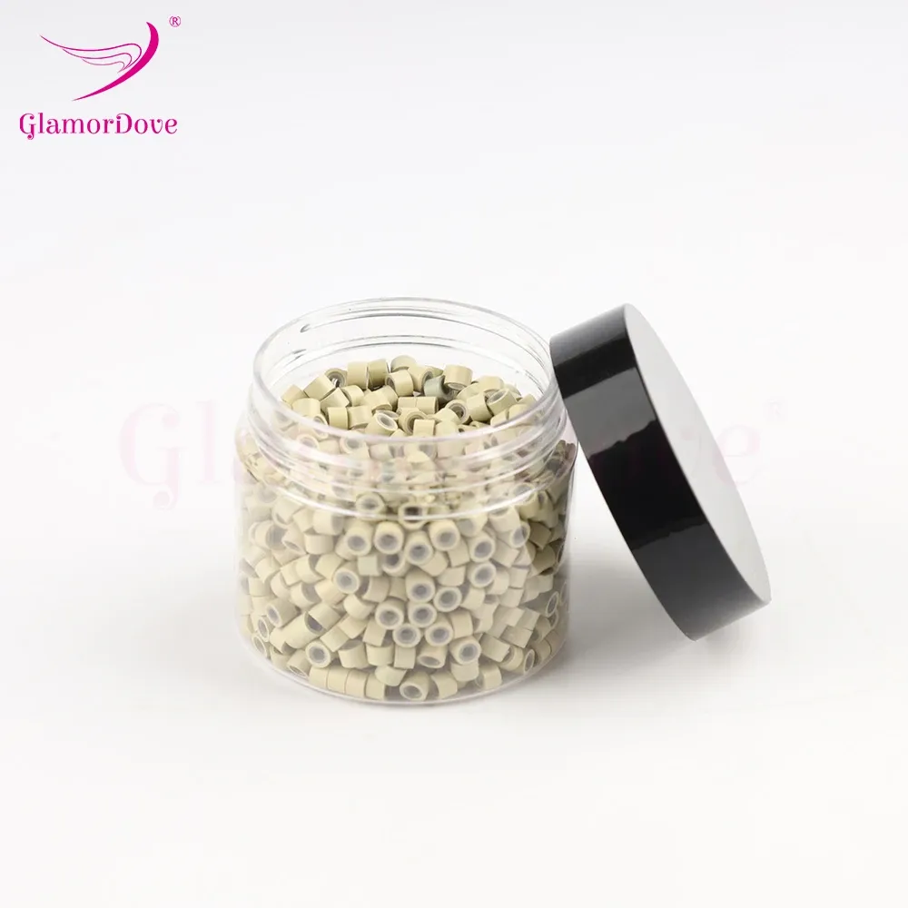 Силиконови микрорингове за удължаване на коса, 1000 броя