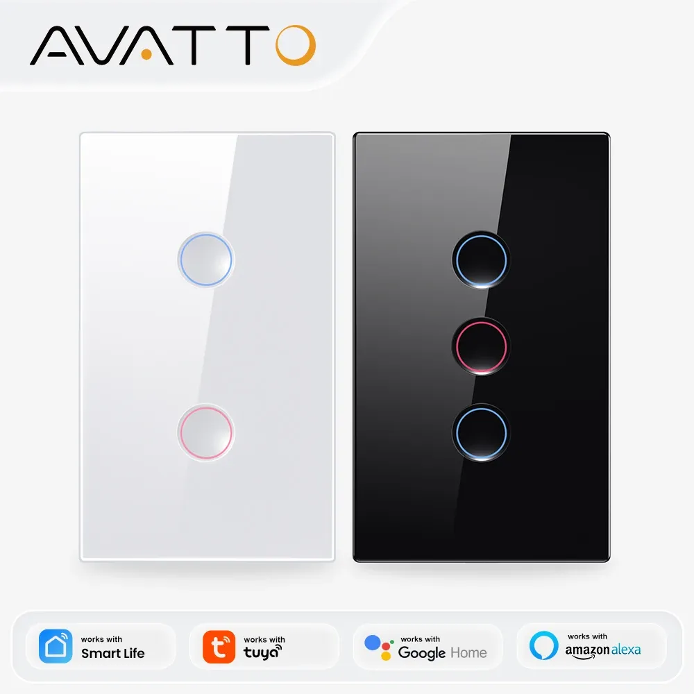 AVATTO ZigBee смарт ключ с тъч бутони и гравирани канали