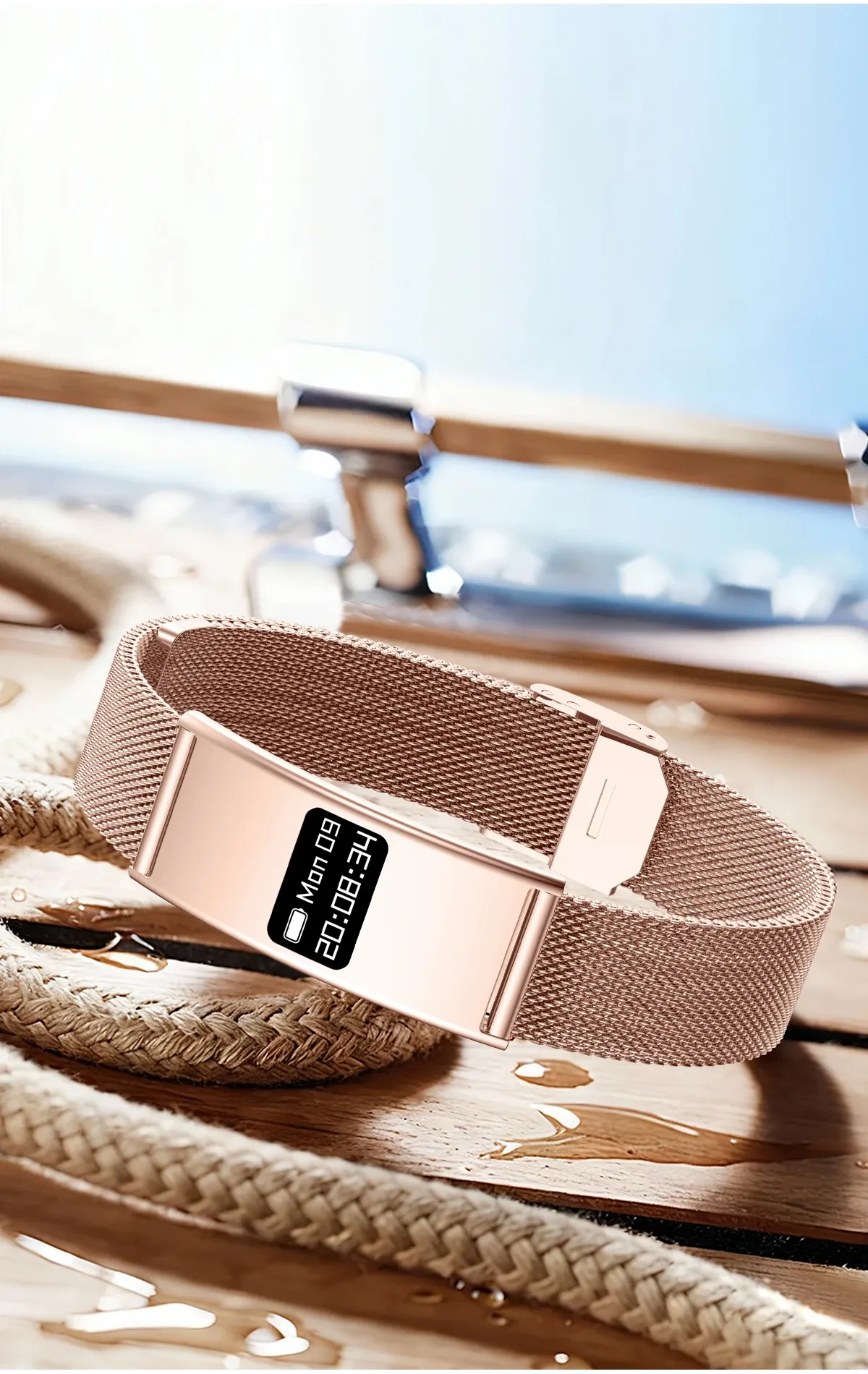 Смарт спортна гривна LIGE BWB8 с пулс, SpO2 и Bluetooth разговори