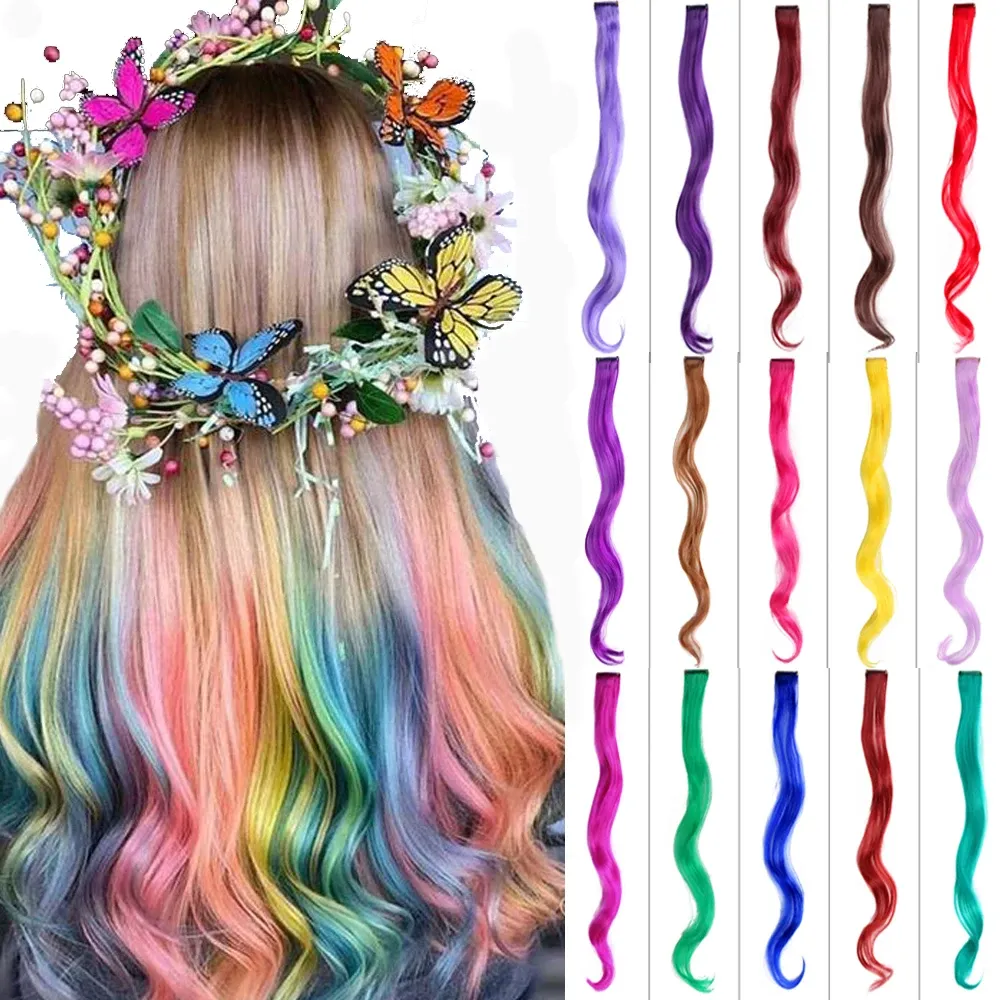 Цветни клипс кичури с омбре ефект за бърза промяна на визията