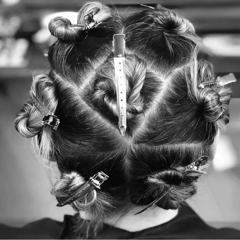 Професионални безследови фиби за фиксиране на коса