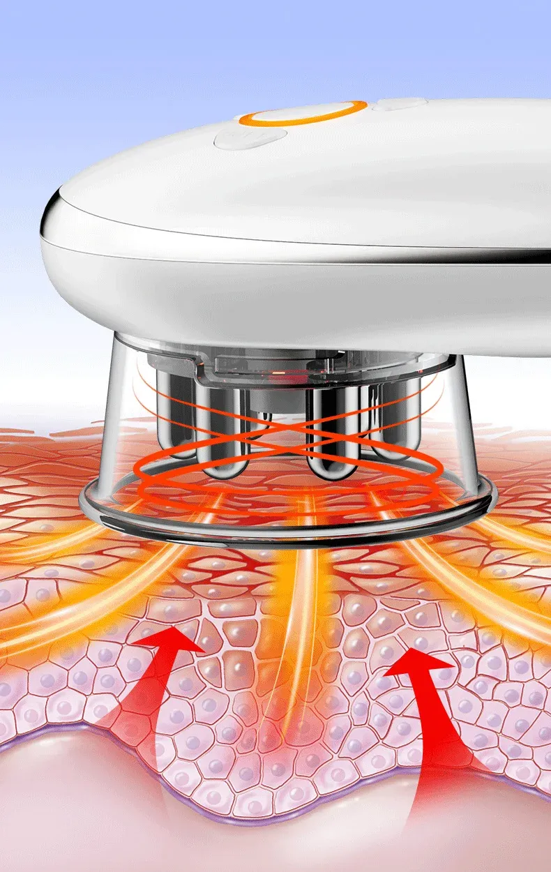 AP електрически масажор за лице и тяло с вакуум и микростимулация
