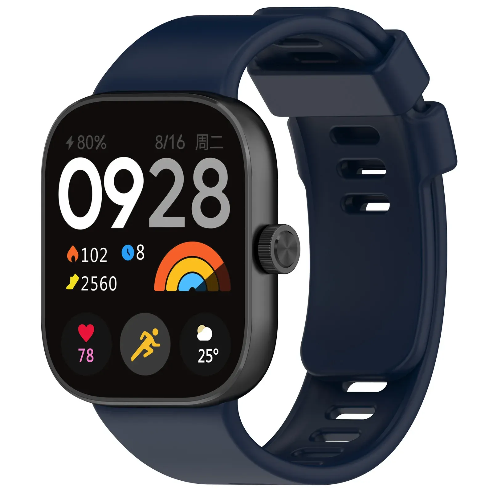 Силиконова каишка CRESTED за Redmi Watch 4/5/6 и Mi Band 8 Pro/9 Pro