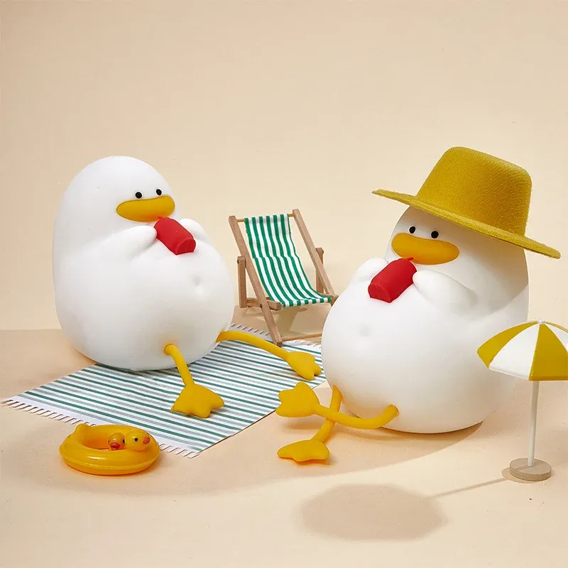 Сензорна нощна лампа Happy Duck с таймер и зарядно