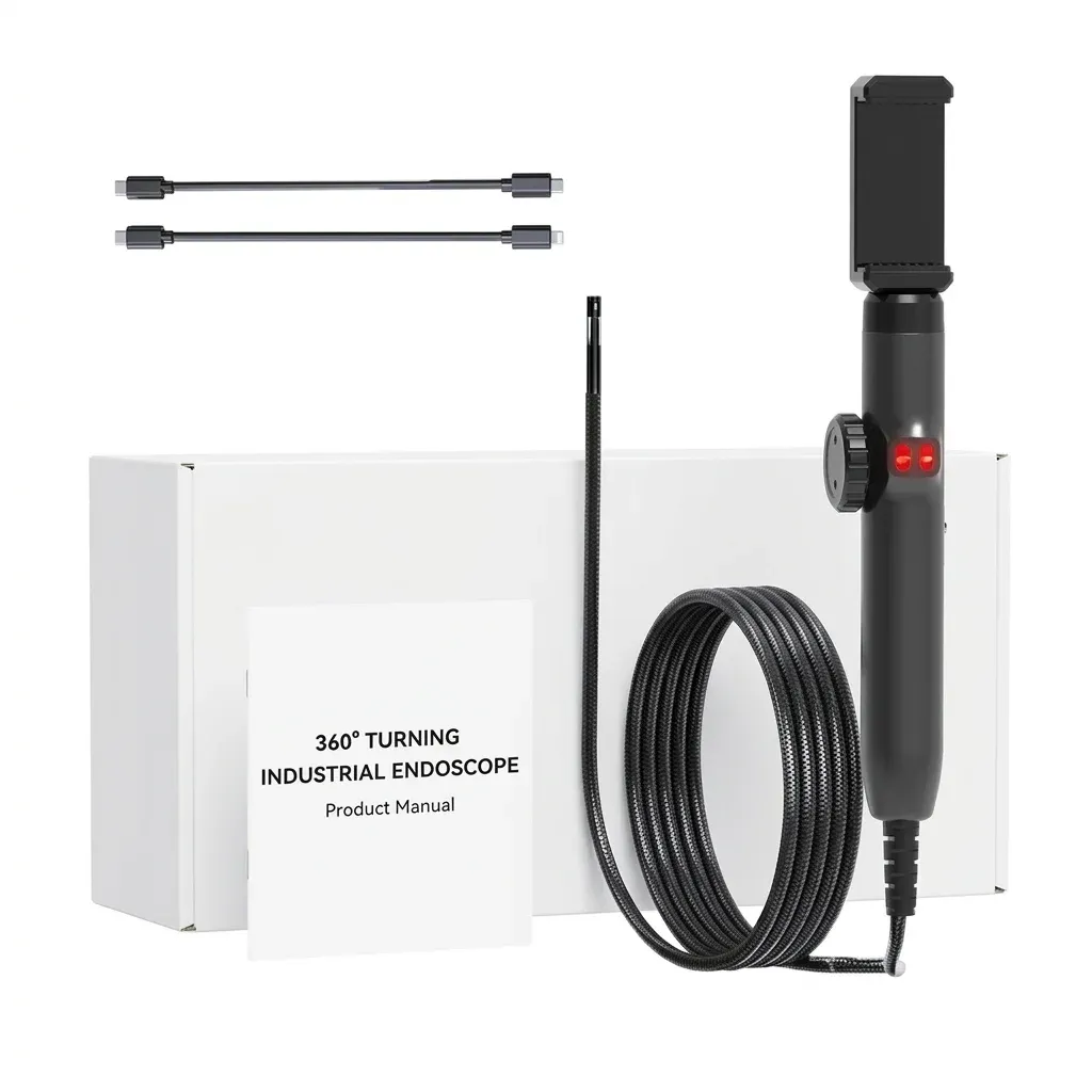 360° бороскоп с кабел и кутия