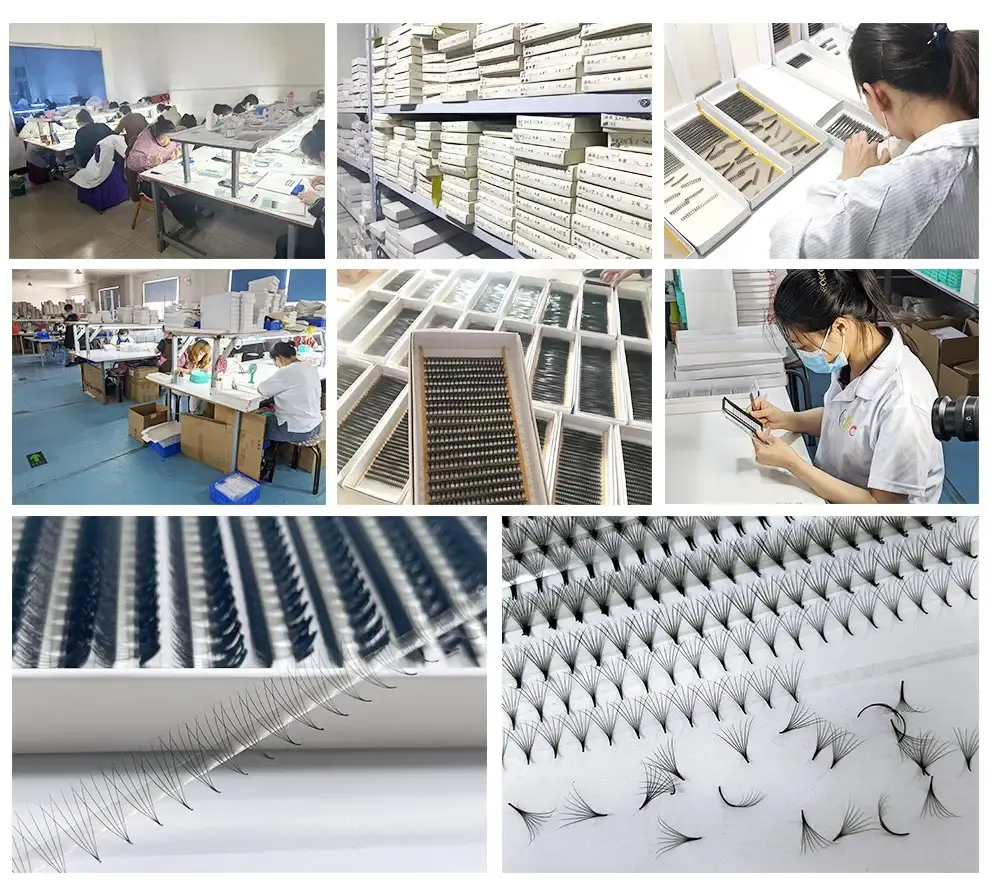 Готови обемни мигли с заострена основа Cmicc 5D/7D