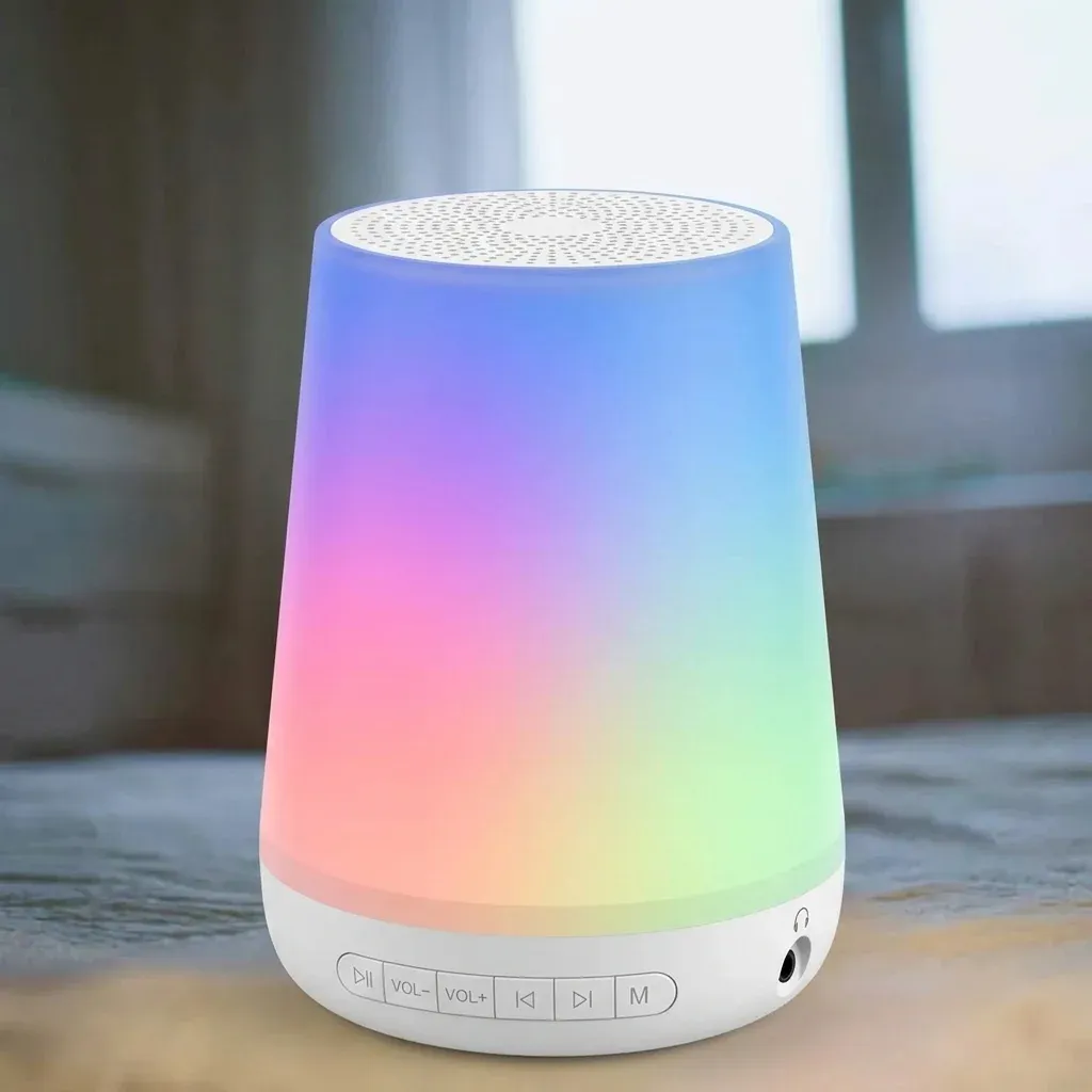 Портативен бял шум и нощна лампа