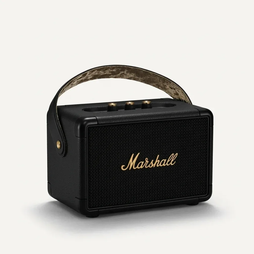 Портативна черна Bluetooth колонка Marshall