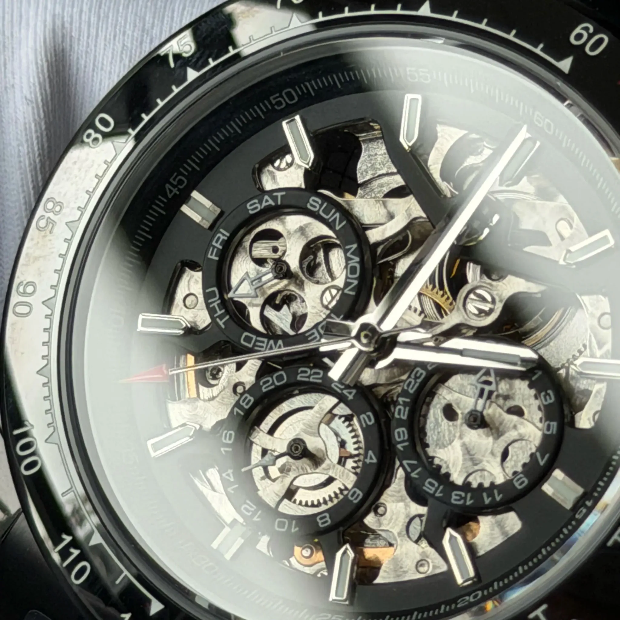 Механичен мъжки часовник PAGANI DESIGN PD-1777 със сапфир и 100 м водоустойчивост