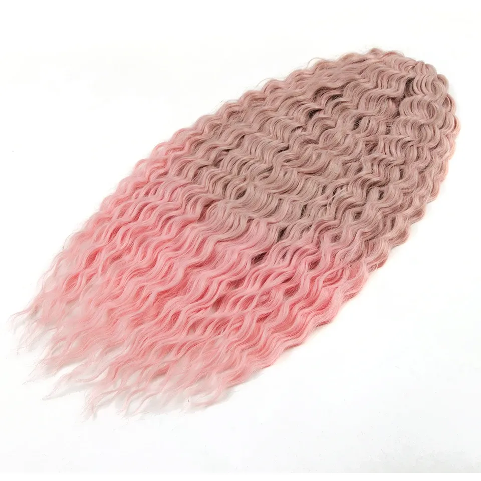 Омбре водни къдрици за кроше Ariel, 22 инча