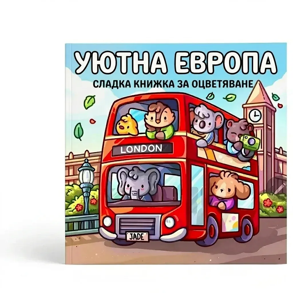 Европейска книжка за оцветяване, 28 страници