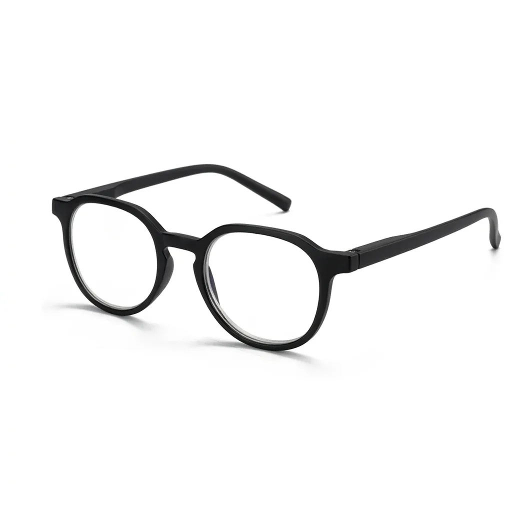 Кръгли черни диоптрични очила BLUEMOKY