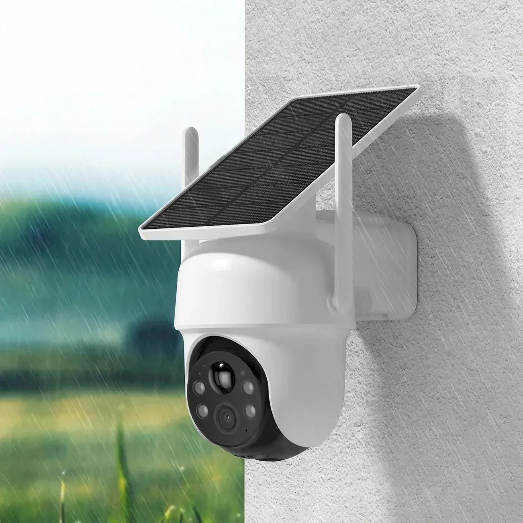 Комплект соларна PTZ камера ANRAN отпред