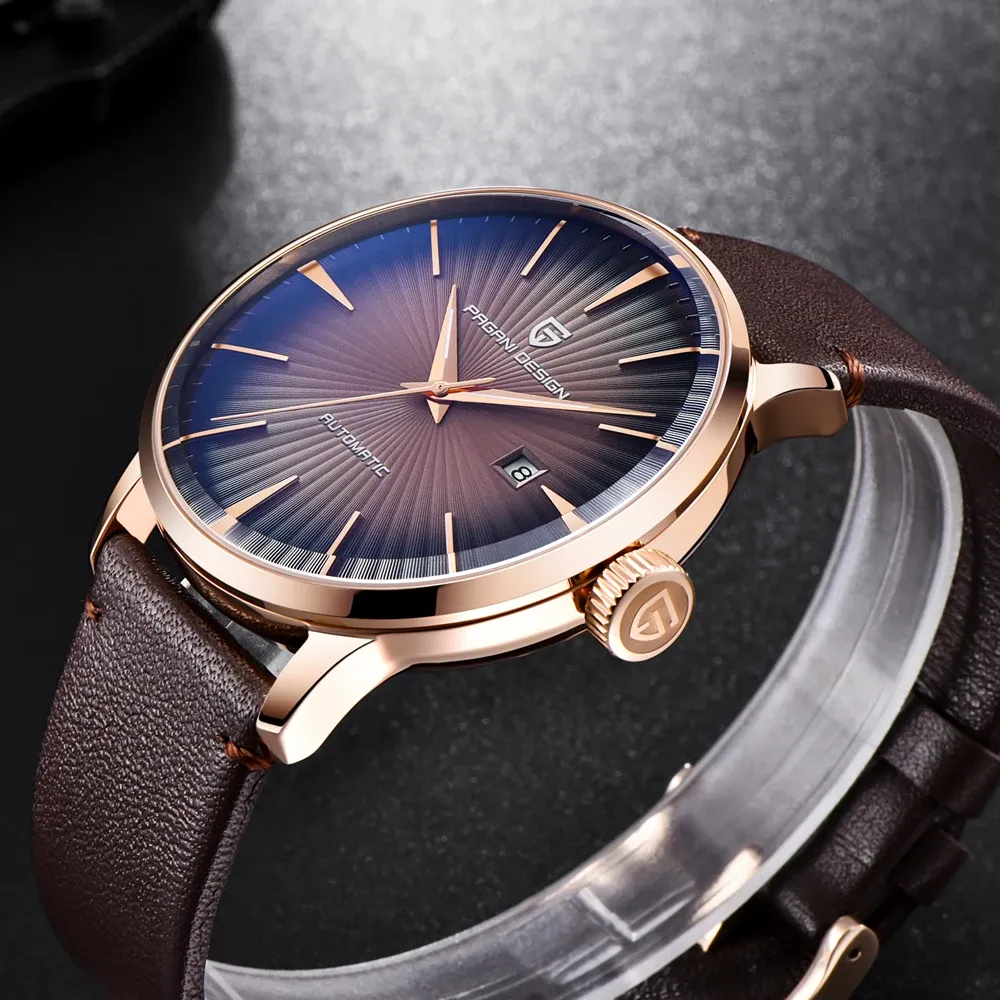 PAGANI DESIGN автоматичен мъжки часовник с календар и Hardlex