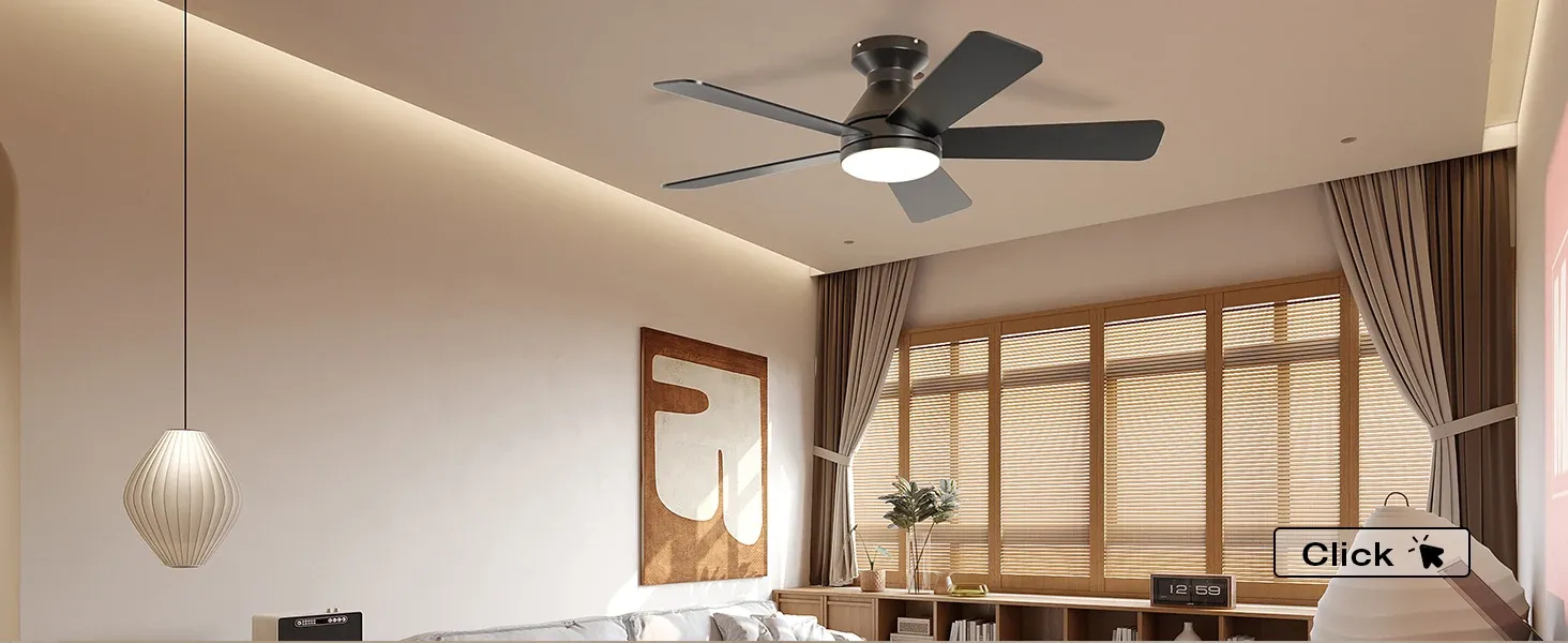 Таванен вентилатор с LED осветление и дистанционно AP